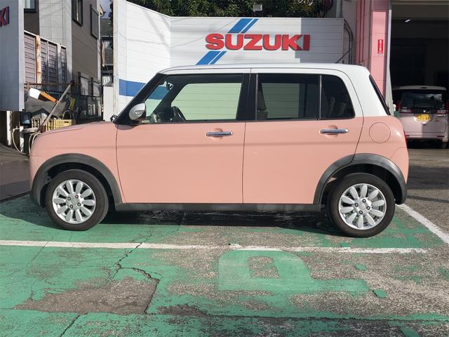 アルトラパン Ｘ　衝突被害軽減システム　ＨＩＤ　スマートキー　アイドリングストップ　電動格納ミラー　シートヒーター　ベンチシート　ＣＶＴ　盗難防止システム　ＡＢＳ　ＥＳＣ　ＣＤ　ミュージックプレイヤー接続可（8枚目）