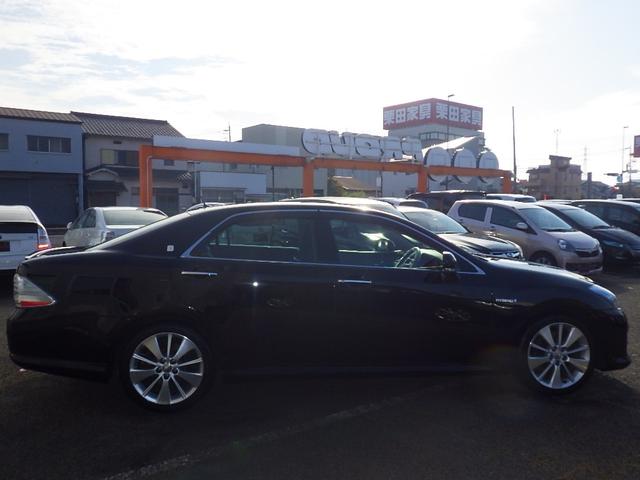 クラウンハイブリッド ベースグレード 1年保証付 純正HDDナビ フルセグTV バックカメラ Bluetooth ETC シートエアコン・ヒーター HIDヘッドライト クルーズコントロール ステアリングスイッチ CD・DVD・MD再生(8枚目)