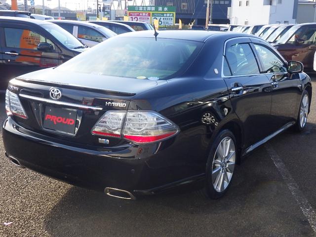 クラウンハイブリッド ベースグレード 1年保証付 純正HDDナビ フルセグTV バックカメラ Bluetooth ETC シートエアコン・ヒーター HIDヘッドライト クルーズコントロール ステアリングスイッチ CD・DVD・MD再生(9枚目)