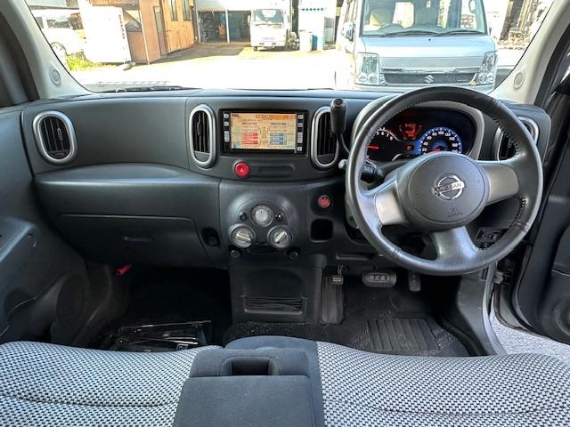 キューブ ライダー　純正ナビ　ＴＶ　　エアロ　メッキアルミ（5枚目）