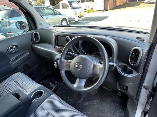 キューブ ライダー　純正ナビ　ＴＶ　　エアロ　メッキアルミ（6枚目）