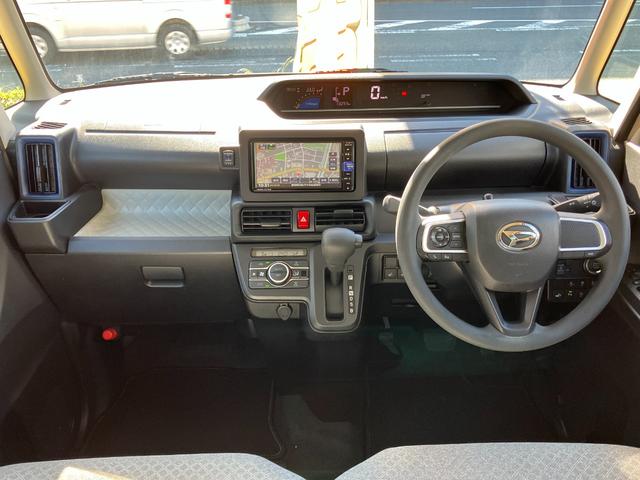 タント X 14インチフルホイールキャップ フルLEDヘッドランプ オート格納式カラードドアミラー 左側パワースライドドア TFTカラーマルチインフォメーションディスプレイ フルファブリックシート(19枚目)