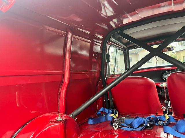ＭＩＮＩ 　パネルバン　キャブ車　４ＭＴ　センターメーター　ローダウン　ＡＷ　観音開き（18枚目）