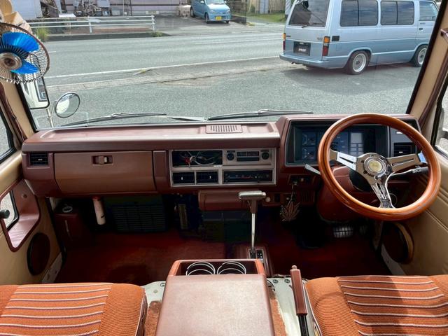 ホーミーコーチ SGL 丸目4灯E23ホーミー SGL ローダウン ホワイトリボンタイヤ バン登録 ワゴン登録可能(15枚目)