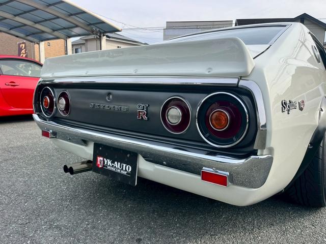スカイライン ケンメリGTR仕様 L28改公認 ソレタコデュアル パワステ 前後車高調 ワタナベ鏡面バフ(16枚目)