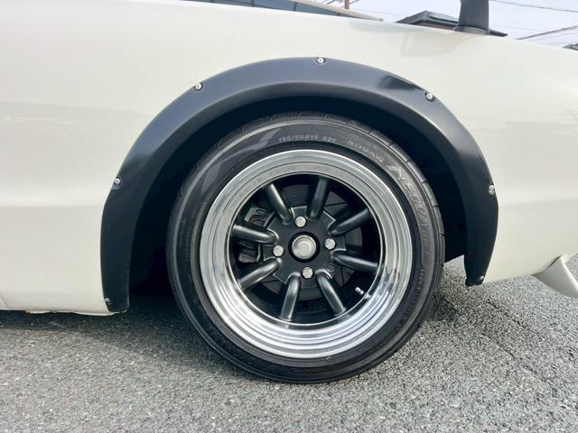 スカイライン ケンメリGTR仕様 L28改公認 ソレタコデュアル パワステ 前後車高調 ワタナベ鏡面バフ(18枚目)