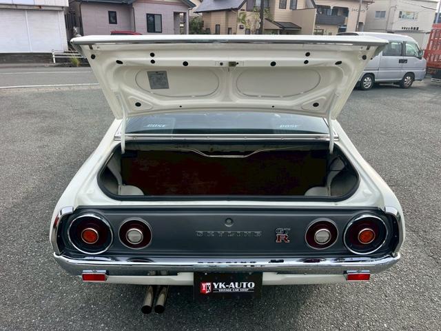 スカイライン ケンメリGTR仕様 L28改公認 ソレタコデュアル パワステ 前後車高調 ワタナベ鏡面バフ(31枚目)