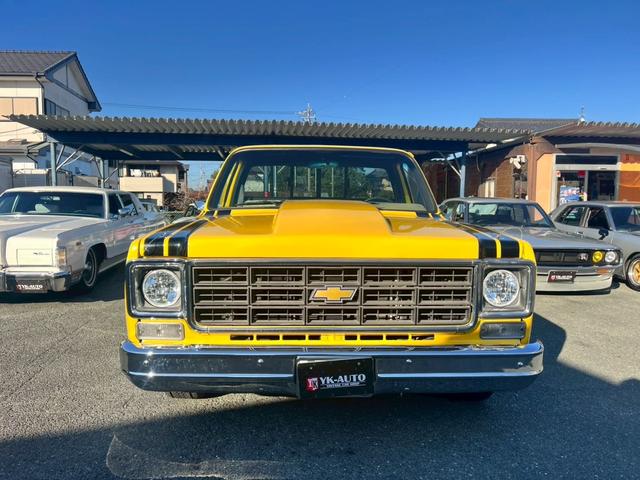 シボレーＣ－１０ ステップサイド　３５０エンジン　ウッドデッキ　ホーリーキャブ　ローダウン　クーラー　パワステ（11枚目）