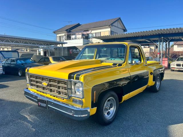 シボレーＣ－１０ ステップサイド　３５０エンジン　ウッドデッキ　ホーリーキャブ　ローダウン　クーラー　パワステ（12枚目）