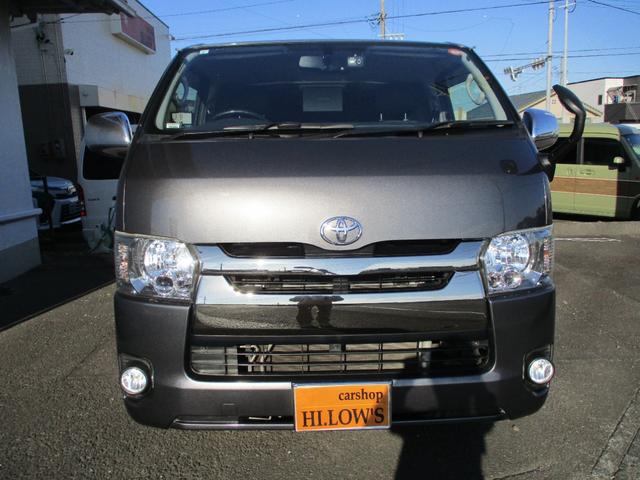 ハイエースバン スーパーGL ダークプライム 社外ナビTV ETC バックカメラ ベットキット ALPINE後席モニター 社外17インチアルミ ドライブレコーダー ローダウン AC100V電源 社外LEDテール(2枚目)