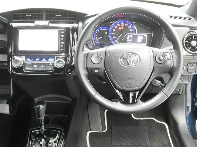 カローラフィールダー ハイブリッドG ダブルバイビー セーフティセンス ドラレコ付き LEDヘッドライト リアスポイラー 純正アルミホイール ETC バックモニター スマートキー CD/DVD再生付き フルセグメモリーナビ オートエアコン(4枚目)