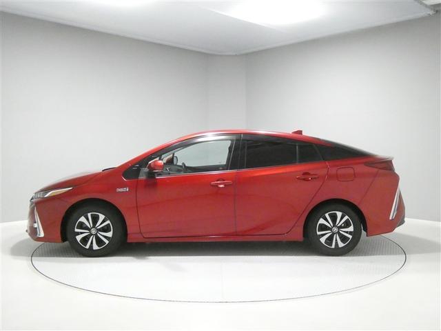 プリウスPHV S セーフティセンス フルセグメモリーナビ LEDヘッドライト リアスポイラー バックモニター ETC スマートキー 純正アルミホイール CD/DVD再生付き シート素材モケット 電源コンセント付き(2枚目)