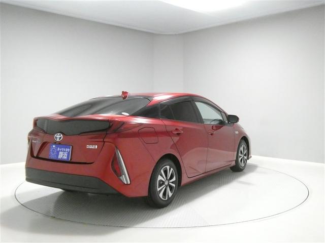 プリウスPHV S セーフティセンス フルセグメモリーナビ LEDヘッドライト リアスポイラー バックモニター ETC スマートキー 純正アルミホイール CD/DVD再生付き シート素材モケット 電源コンセント付き(3枚目)