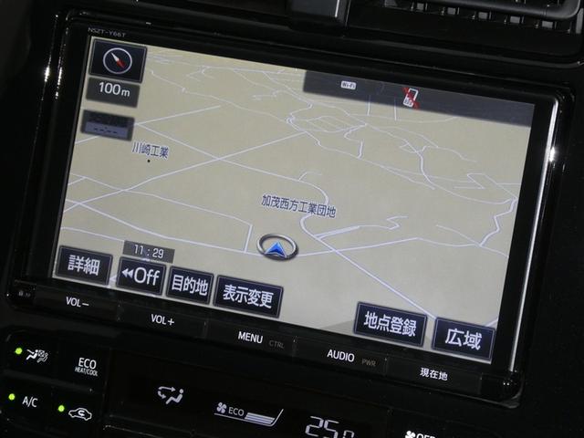 プリウスPHV S セーフティセンス フルセグメモリーナビ LEDヘッドライト リアスポイラー バックモニター ETC スマートキー 純正アルミホイール CD/DVD再生付き シート素材モケット 電源コンセント付き(6枚目)