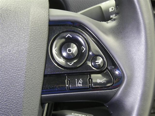 プリウス S セーフティセンス ドラレコ付き LEDヘッドライト リアスポイラー バックモニター ETC スマートキー 純正アルミホイール CD再生付き ワンセグメモリーナビ シート素材モケット オートエアコン(11枚目)