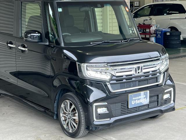 N-BOXカスタム L 保証付1年 サイドエアバッグ ナビTV Aストップ シートヒータ 点検記録簿 キーフリーシステム LEDライト リアカメ クルーズコントロール AC DVD視聴可能 スマキー ETC 横滑り防止(55枚目)