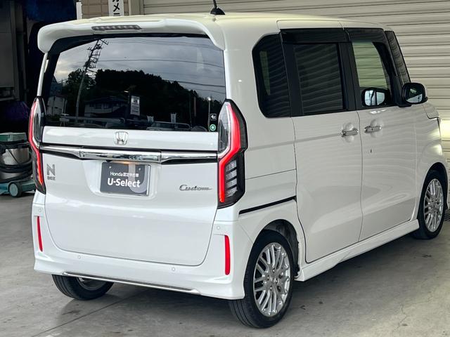 N-BOXカスタム Lターボ 保証付1年 地デジチューナー LEDヘッドライ アイドリングS ターボエンジン PS カーテンエアバック シートヒータ エアバック スマートキープッシュスタート AAC DVD再生可 ABS ETC(65枚目)