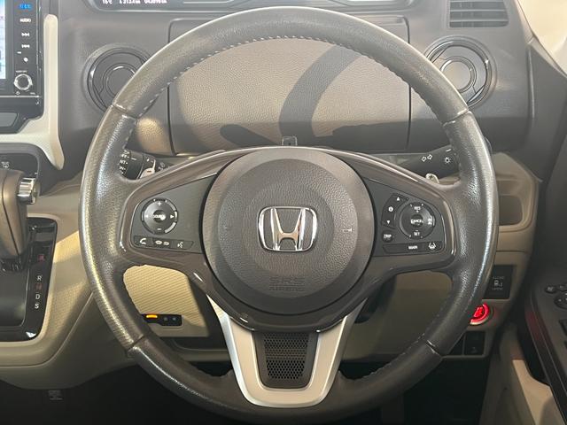 N-BOX G・EXターボホンダセンシング 保証付き1年 左右パワースライドドア 後カメラ DVD再生可 ターボ サイドエアバッグ フルセグ ドラレコ LED ナビTV ETC スマートキー 横滑り防止 AAC クルコン 整備記録簿 USB(15枚目)