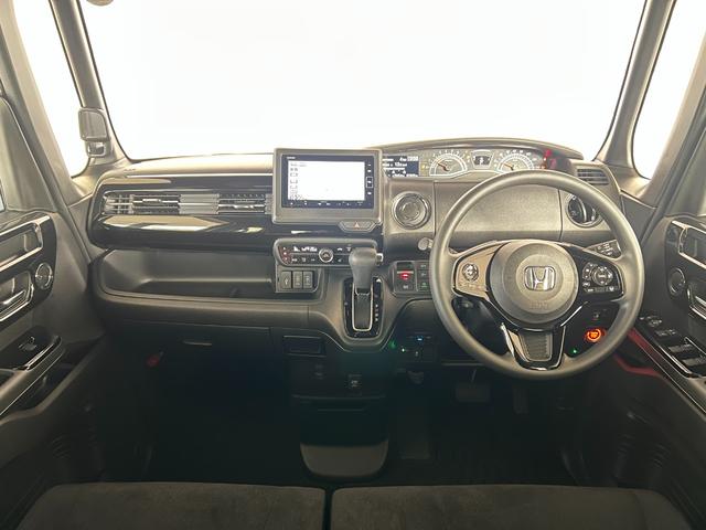 Ｎ－ＢＯＸカスタム Ｌ　保証付き２年　両席電動スライドドア　サイドエアバッグ　ナビＴＶ　Ａストップ　シートヒータ　点検記録簿　キーフリーシステム　ＬＥＤライト　リアカメ　クルーズコントロール　ＡＣ　ＤＶＤ視聴可能　スマキー（5枚目）