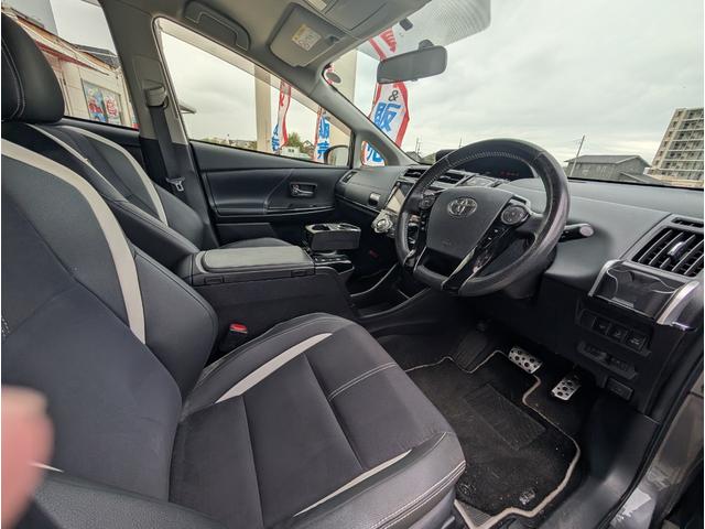 プリウスアルファ Sツーリングセレクション・G’s ナビゲーション/TV・バックカメラ・ETC・ステアリングスイッチ・オートライト・USBポート・スマートキー・G s18インチアルミホイール(10枚目)