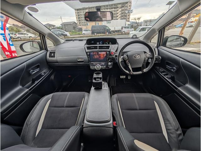 プリウスアルファ Sツーリングセレクション・G’s ナビゲーション/TV・バックカメラ・ETC・ステアリングスイッチ・オートライト・USBポート・スマートキー・G s18インチアルミホイール(37枚目)