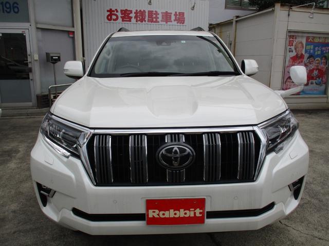 ランドクルーザープラド TX Lパッケージ ワンオーナー・パイオニア9型楽ナビ/TV/バックカメラ・サンルーフ・ベージュレザーシート・前席Pーシート・サードPシート・シートヒーター&ベンチレーター・純正17インチアルミ・ETC・セーフティセンス(5枚目)