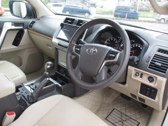 ランドクルーザープラド TX Lパッケージ ワンオーナー・パイオニア9型楽ナビ/TV/バックカメラ・サンルーフ・ベージュレザーシート・前席Pーシート・サードPシート・シートヒーター&ベンチレーター・純正17インチアルミ・ETC・セーフティセンス(27枚目)