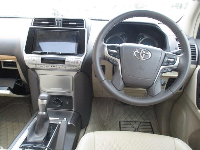 ランドクルーザープラド TX Lパッケージ ワンオーナー・パイオニア9型楽ナビ/TV/バックカメラ・サンルーフ・ベージュレザーシート・前席Pーシート・サードPシート・シートヒーター&ベンチレーター・純正17インチアルミ・ETC・セーフティセンス(55枚目)