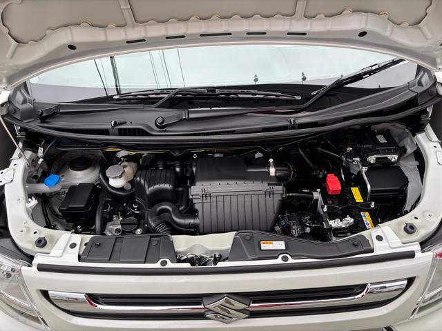 ワゴンＲ ＦＸ　届出済未使用車　衝突衝突軽減ブレーキサポート　フロアマット　サイドバイザー　シートヒーター付き　クリソナ　電動ミラー　運転席助手席エアバック　キーレスエントリーシステム　スマートキー２個（42枚目）