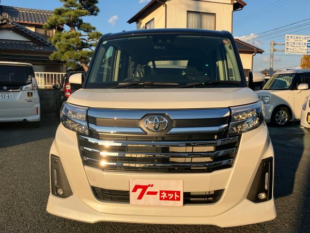 ルーミー カスタムＧ－Ｔ　両側電動ドア　純正ＳＤナビ　バックカメラ　スマートアシスト　レーダークルーズ　禁煙車　ＬＥＤヘッドライト　ビルトインＥＴＣ　オートエアコン　純正１５インチアルミ　Ｂｌｕｅｔｏｏｔｈ　ＣＤ（2枚目）