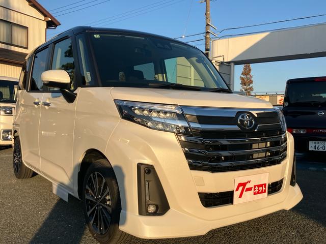 ルーミー カスタムＧ－Ｔ　両側電動ドア　純正ＳＤナビ　バックカメラ　スマートアシスト　レーダークルーズ　禁煙車　ＬＥＤヘッドライト　ビルトインＥＴＣ　オートエアコン　純正１５インチアルミ　Ｂｌｕｅｔｏｏｔｈ　ＣＤ（3枚目）