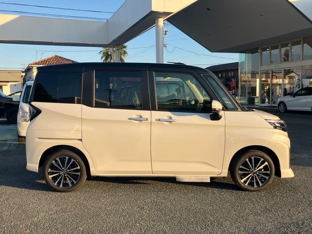 ルーミー カスタムＧ－Ｔ　両側電動ドア　純正ＳＤナビ　バックカメラ　スマートアシスト　レーダークルーズ　禁煙車　ＬＥＤヘッドライト　ビルトインＥＴＣ　オートエアコン　純正１５インチアルミ　Ｂｌｕｅｔｏｏｔｈ　ＣＤ（14枚目）