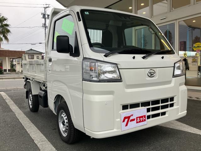 ハイゼットトラック 多目的ダンプ　電動モーター式　３方開　４ＷＤ　登録済未使用車　禁煙車　エアコンクーラー　ＣＶＴ　パート４ＷＤ　スマートアシスト　極東開発製　電動モーター式ダンプ　スーパーデフロック　前後ソナー　ＬＥＤ荷台作業灯（4枚目）