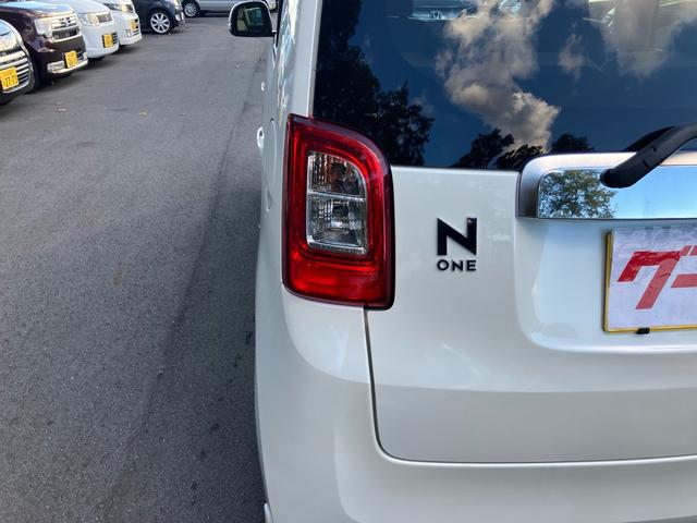 N-ONE G 走行2.9万キロ 新品14インチアルミ・タイヤ SDナビフルセグTV ETC キーフリー プッシュスタート(14枚目)