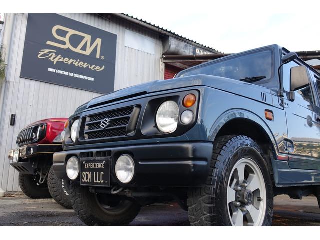 ジムニー 　リビルトエンジン載せ替え　フィアットジャイブブルーオールペン　ノーマルストックルック　オープンカントリーＲ／Ｔ（8枚目）