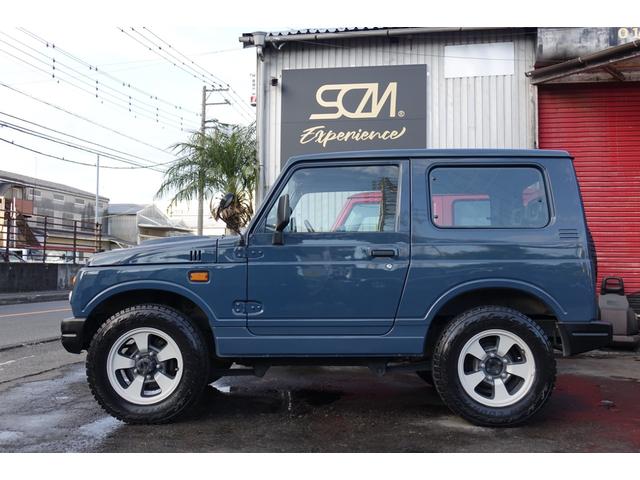 ジムニー 　リビルトエンジン載せ替え　フィアットジャイブブルーオールペン　ノーマルストックルック　オープンカントリーＲ／Ｔ（11枚目）