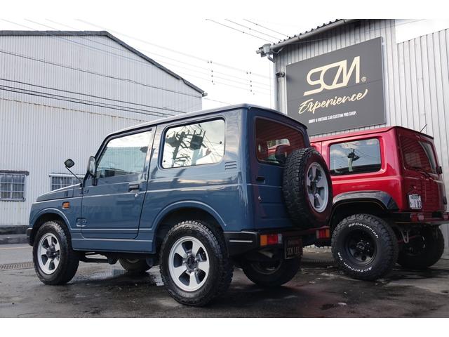 ジムニー 　リビルトエンジン載せ替え　フィアットジャイブブルーオールペン　ノーマルストックルック　オープンカントリーＲ／Ｔ（12枚目）