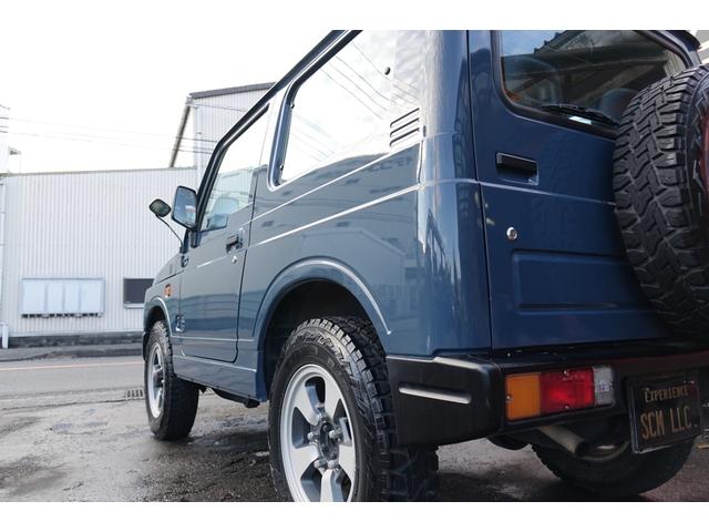 ジムニー 　リビルトエンジン載せ替え　フィアットジャイブブルーオールペン　ノーマルストックルック　オープンカントリーＲ／Ｔ（13枚目）