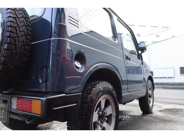 ジムニー 　リビルトエンジン載せ替え　フィアットジャイブブルーオールペン　ノーマルストックルック　オープンカントリーＲ／Ｔ（14枚目）