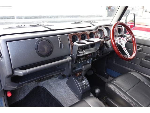 ジムニー 　リビルトエンジン載せ替え　フィアットジャイブブルーオールペン　ノーマルストックルック　オープンカントリーＲ／Ｔ（19枚目）