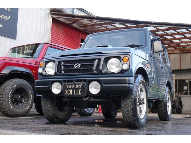 ジムニー 　リビルトエンジン載せ替え　フィアットジャイブブルーオールペン　ノーマルストックルック　オープンカントリーＲ／Ｔ（27枚目）