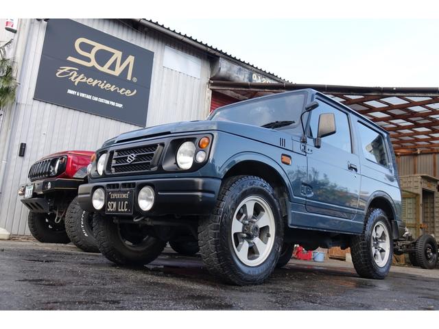 ジムニー 　リビルトエンジン載せ替え　フィアットジャイブブルーオールペン　ノーマルストックルック　オープンカントリーＲ／Ｔ（29枚目）