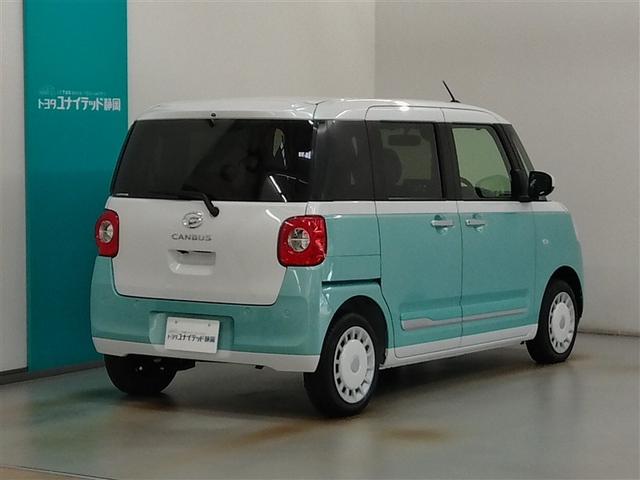 ムーヴキャンバス ストライプスＧ　安全装備　衝突被害軽減システム　横滑り防止機能　ＡＢＳ　エアバッグ　盗難防止装置　アイドリングストップ　バックカメラ　ミュージックプレイヤー接続可　ＣＤ　スマートキー　キーレス　フル装備　オートマ（2枚目）