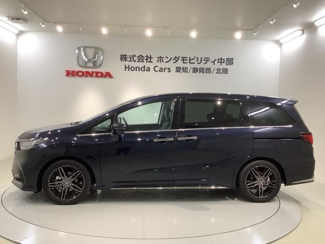 オデッセイハイブリッド e:HEVアブソルート・EX HSENSING 革シ-ト 新車保証 試乗車 レザーシート パワーゲート クルコン パワ-シ-ト 両側自動スライドドア ワンオーナー Rカメラ スマートキー エアバック フルセグTV シートヒーター(47枚目)