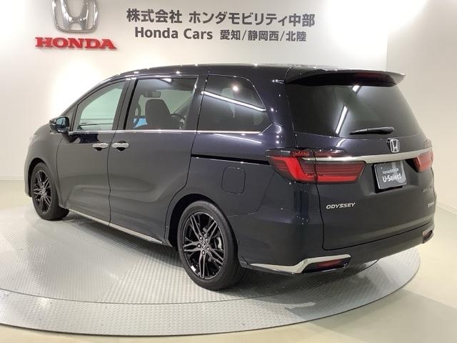 オデッセイハイブリッド e:HEVアブソルート・EX HSENSING 革シ-ト 新車保証 試乗車 レザーシート パワーゲート クルコン パワ-シ-ト 両側自動スライドドア ワンオーナー Rカメラ スマートキー エアバック フルセグTV シートヒーター(48枚目)