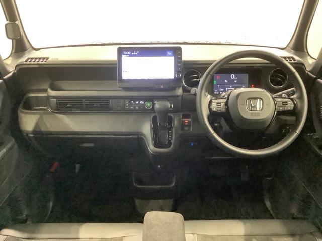 Ｎ－ＢＯＸカスタム ターボ　Ｈ　ＳＥＮＳＩＮＧ　新車保証　試乗車　ワンオ－ナ－　ナビＬＸＵ－２４２ＮＢｉ　ＴＶ　Ｒカメラ　ＣＤ録音　ＢＴオ－ディオ　ＤＶＤ　シ－トヒ－タ－　ＥＴＣ　ＬＥＤライト　両側電動ドア　ＶＳＡ　スマ－トキ－（9枚目）