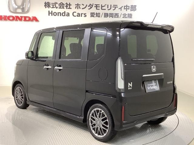 Ｎ－ＢＯＸカスタム ターボ　Ｈ　ＳＥＮＳＩＮＧ　新車保証　試乗車　ワンオ－ナ－　ナビＬＸＵ－２４２ＮＢｉ　ＴＶ　Ｒカメラ　ＣＤ録音　ＢＴオ－ディオ　ＤＶＤ　シ－トヒ－タ－　ＥＴＣ　ＬＥＤライト　両側電動ドア　ＶＳＡ　スマ－トキ－（48枚目）