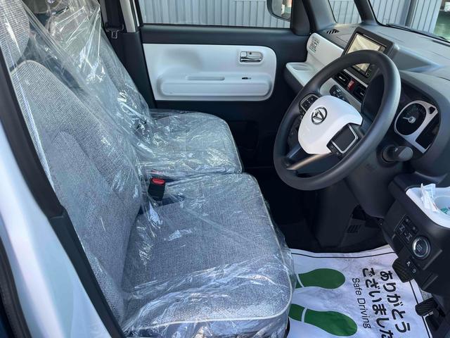 ムーヴキャンバス ストライプスＧ　ＥＴＣ　全周囲カメラ　両側電動スライドドア　ＴＶ　クリアランスソナー　衝突被害軽減システム　ＬＥＤヘッドランプ　スマートキー　アイドリングストップ　電動格納ミラー　シートヒーター　ベンチシート　ＣＶＴ（10枚目）