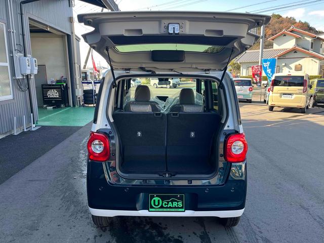 ムーヴキャンバス ストライプスＧ　ＥＴＣ　全周囲カメラ　両側電動スライドドア　ＴＶ　クリアランスソナー　衝突被害軽減システム　ＬＥＤヘッドランプ　スマートキー　アイドリングストップ　電動格納ミラー　シートヒーター　ベンチシート　ＣＶＴ（18枚目）