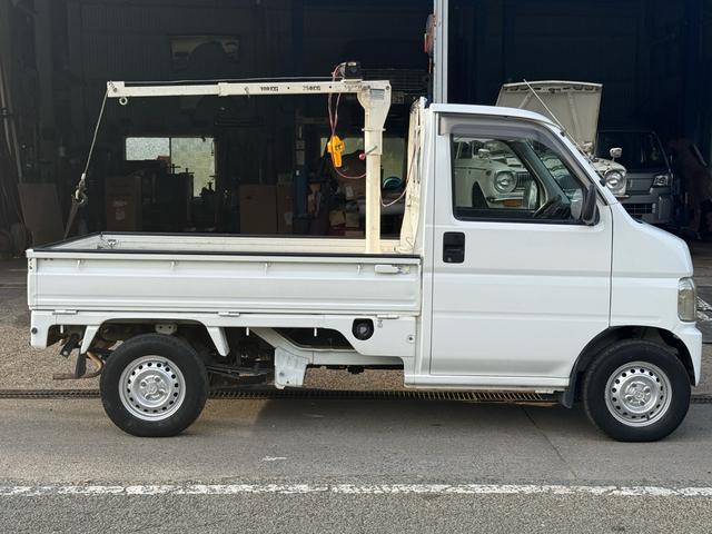 アクティトラック ＳＤＸ　４ＷＤ　２５０ＫＧ吊り簡易クレーン付き　構造変更済　エアコン　パワステ　５速ＭＴ（2枚目）